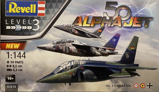 [ RE03810 ] Revell 50th Anniversary &quot;Alpha Jet&quot; 1/144