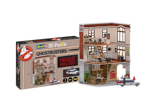 [ RE00223 ] Revell Ghostbusters Firehouse 3D Puzzle