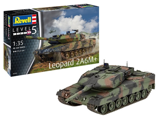 [ RE03342 ] Revell Leopard 2A6M+ 1/35