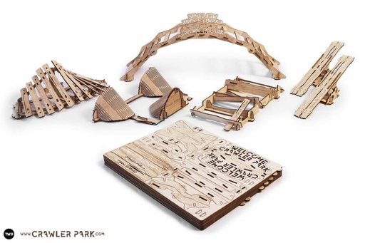 [ TWDKIT0006 ] WELCOME KIT of 5 obstacles for RC Crawler Park course 1/24 & 1/18 scale