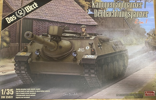 [ DW35031 ] Das Werk Kanonenjagdpanzer Bundeswehr tank hunter & observer 1/35