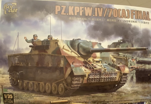 [ BORDERBT-026 ] Border Model PZ.KPFW.IV/70(A)Final 1/35