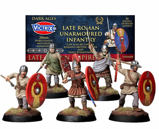 [ VICTRIXVXDA008 ] LATE ROMAN UNARMOURED INFANTRY