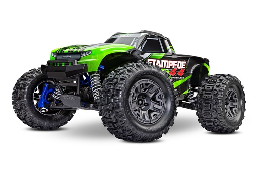 [ TRX-67154-4GRN ] Traxxas STAMPEDE 4X4 BL-2S BRUSHLESS: 1/10-SCALE 4WD MONSTER TRUCK TQ 2.4GHZ - GREEN