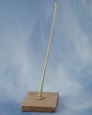 [ KR63432 ] Krick Brass flagpole with angled base (2 pieces)