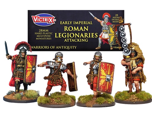 [ VICTRIXVXA026 ] EARLY IMPERIAL ROMAN LEGIONARIES ATTACKING