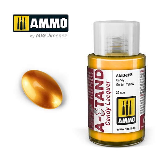 [ MIG2455 ] AMMO A-STAND CANDY GOLDEN YELLOW 30ML JAR