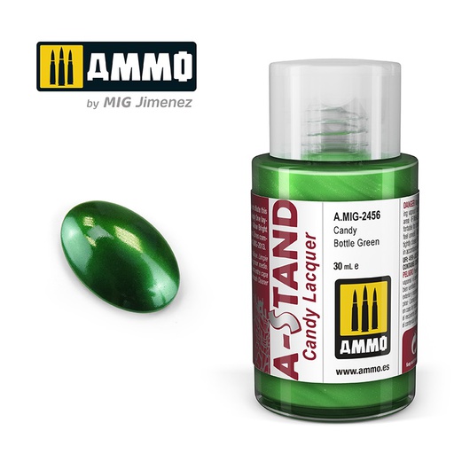 [ MIG2456 ] AMMO A-STAND CANDY BOTTLE GREEN 30ML JAR