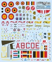 [ DACODCD4864 ] Belgian Air Force F-104G starfighter Sqn markings & stencilling 1/48