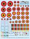 [ DACODCD4870 ] Belgian Spitfire Mk 9,14 & 16 roundels & Sqn markings 1/48