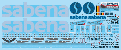 [ DACOSKY200-22 ] Sabena '90s airbus 340 1/200