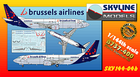[ DACOSKY144-04 ] Boeing 737-400 Brussels Airlines 1/144