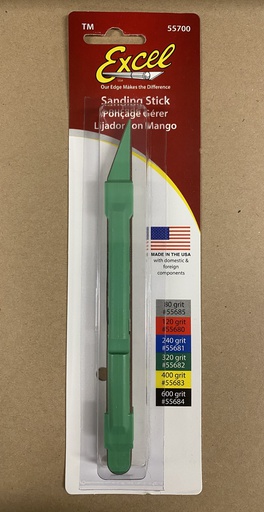 [ EXT55714 ] Excel Sanding Stick groen met #320 riem