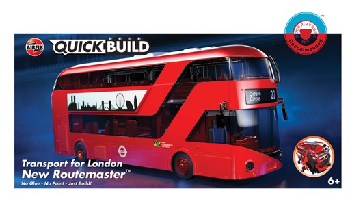 [ AIRJ6050 ] Airfix Quickbuild Transport for London New Routemaster