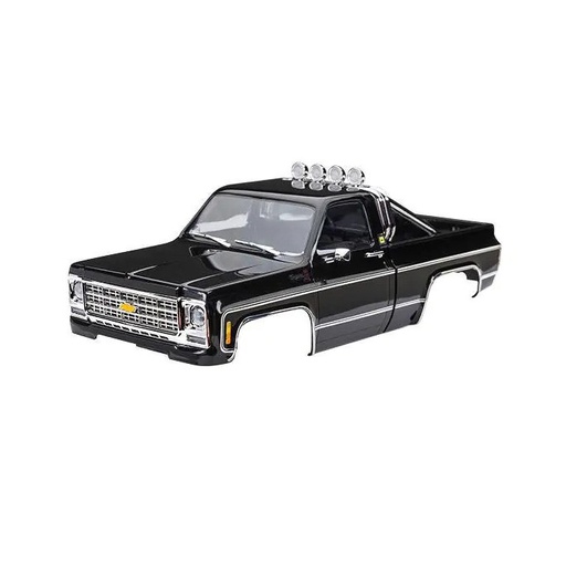 [ TRX-9811-BLK ] TraxxasBody, Chevrolet K10 Truck (1979), complete, black (includes grille, side mirrors, door handles, roll bar, windshield wipers, & clipless mounting) (requires #9835 front & rear bumpers)
