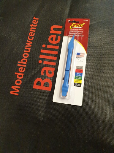 [ EXT55713 ] Excel Sanding Stick blauw met #240 gritt