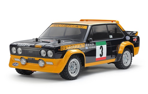 [  T47494 ] Tamiya Fiat 131 Abarth rally ollio MF-01X / painted body