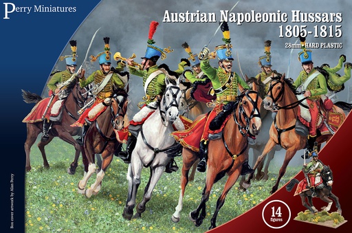 [ PERRYAN100 ] Napoleonic Austrian Hussars 1805-15