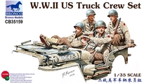 [ BR35159 ] Bronco WWII US Truck Crew Set         1/35