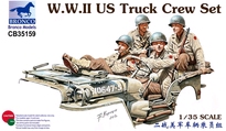 [ BR35159 ] Bronco WWII US Truck Crew Set         1/35