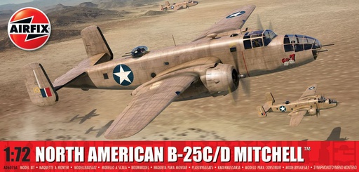 [ AIRA06015A ] Airfix North American B-25C/D Mitchell 1/72