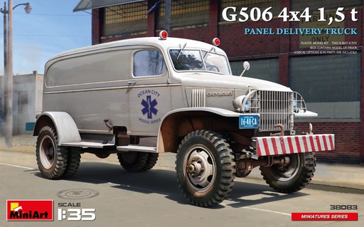 [ MINIART38083 ] Miniart Panel delivery truck G506 4X4 1.5t  1/35