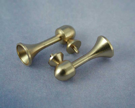 [ KR63109 ] Krick signal horn Metal 7x23mm (2 pcs)