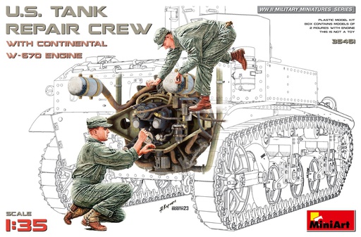 [ MINIART35461 ] Miniart U.S. tank repair crew 1/35
