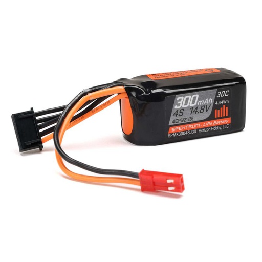 [ SPMX3004SJ30 ] Spektrum 14.8V 300mAh 4S 30C LiPo Battery