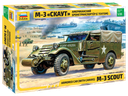 [ ZVE3581 ] Zvezda Armored "Scout Car" with Canvas M3 1/35