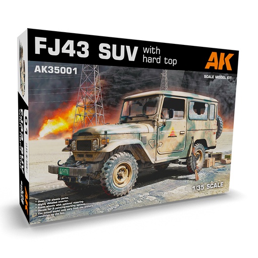 [ AK35001 ] Ak-interactive FJ43 SUV WITH HARD TOP 1/35