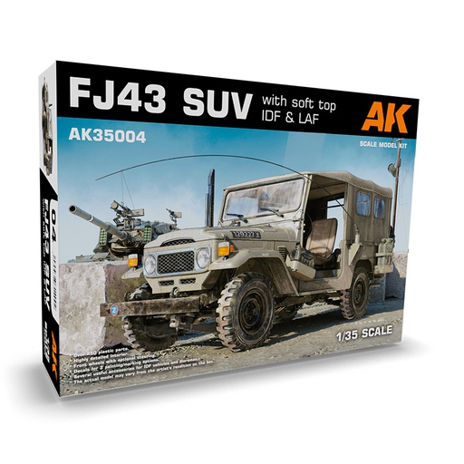 [ AK35004 ] AK-interactive FJ43 SUV WITH SOFT TOP IDF & LAF 1/35