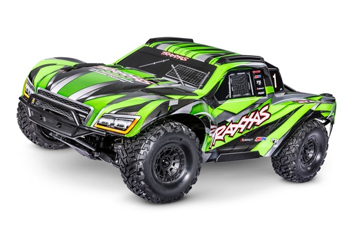 [ TRX-102076-4GRN ] Traxxas MAXX SLASH 6S SHORT COURSE TRUCK - GREEN - trx102076-4grn
