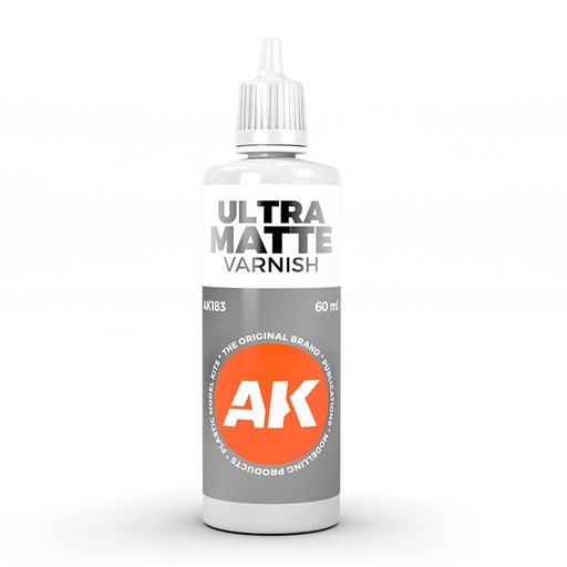 [ AK183 ] Ak-interactive ULTRA MATTE FINISH TOP QUALITY VARNISH 60 ml