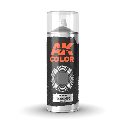 [ AK1027 ] Ak-interactive Panzergrey (Dunkelgrau) color - Spray 150ml