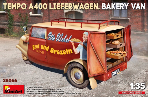 [ MINIART38066 ] Miniart Tempo A400 Lieferwagen. Bakery Van 1/35