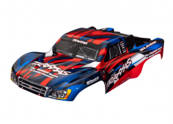 [ TRX-5851R ] Traxxas Body, Slash® 2WD (also fits Slash® VXL &amp; Slash® 4X4), red &amp; blue (painted, decals applied) - trx5851r