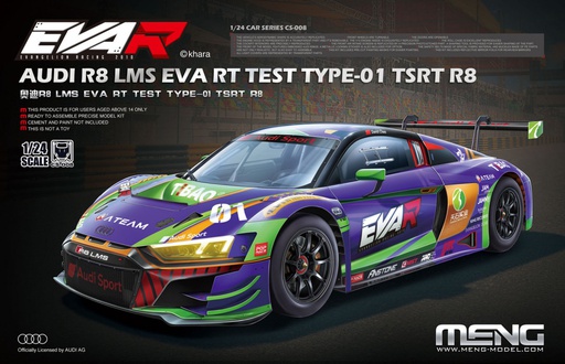 [ MENGCS-008 ] Meng Audi R8 LMS EVA RT Test Type-01 TSRT R8 1/24
