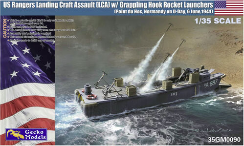 [ 35GM0090 ]  Gecko Models US Rangers Landing Craft Assault (LCA) 1/35