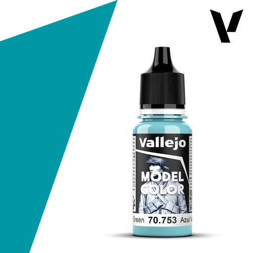 [ VAL70753 ] Vallejo Model Color Light Blue Green 18ml