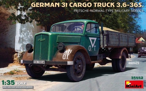 [ MINIART35442 ] Miniart German 3t Cargo Truck 3,6-36S.