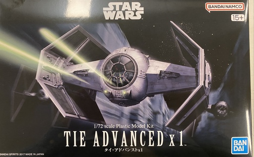 [ RE01214 ] Revell Bandai Star Wars Tie Advanced x1 1/72
