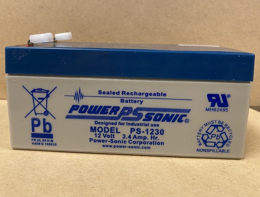 [ PS1230 ] Powersonic PS1230 12V 3,4A Lood accu