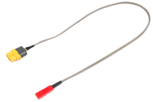 [ GF-1205-034 ] Charge Lead Pro "XT60"-BEC - 40cm Flat silicone wire 22AWG