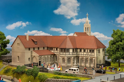 [ FAL130827 ] Faller Oude abdij met klooster 1/87 HO