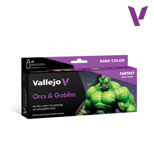 [ VAL72192 ] Vallejo Orcs & Goblins  Fantasy color series