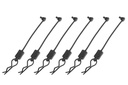 [ PROC-00180-614 ] Team Corally - Body Clip Retainer with Body Clip - Black - 6st