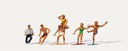 [ PRE0212534 ] Preiser Motorboatdriver   and water-skiers 1/87 HO