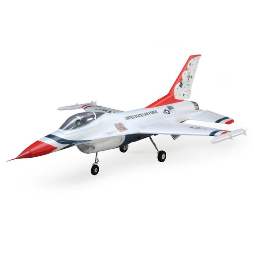 [ EFL178500 ] F-16 Thunderbirds 70mm EDF Jet BNF Basic with AS3X & Optional use SAFE SELECT