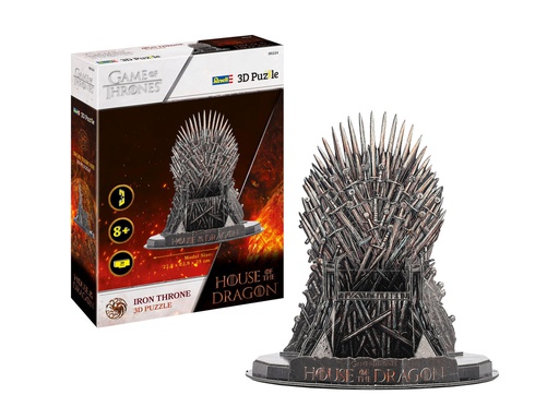 [ RE00224 ] Revell House of the Dragon "Iron Throne" 3D Puzzle